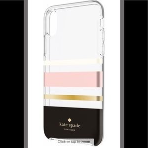 kate spade new york Case iPhone X charlotte stripe
